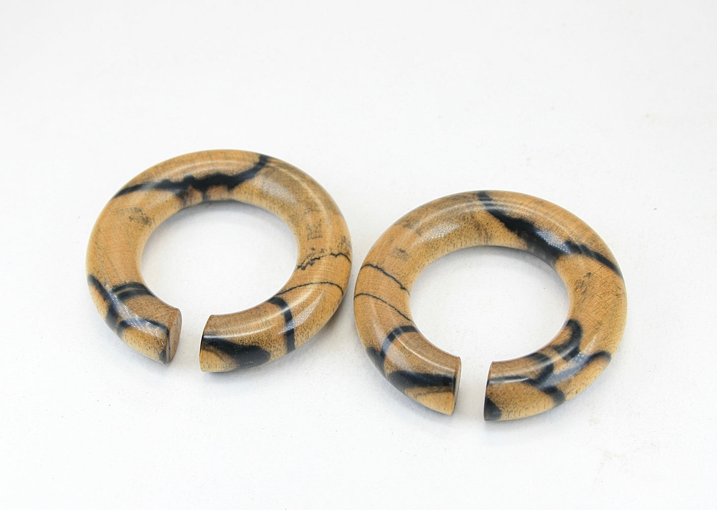 Black and White Ebony Rings