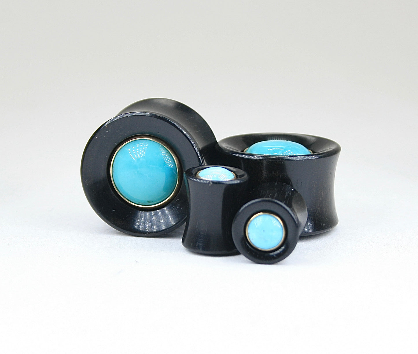 Turquoise in Ebony inlays