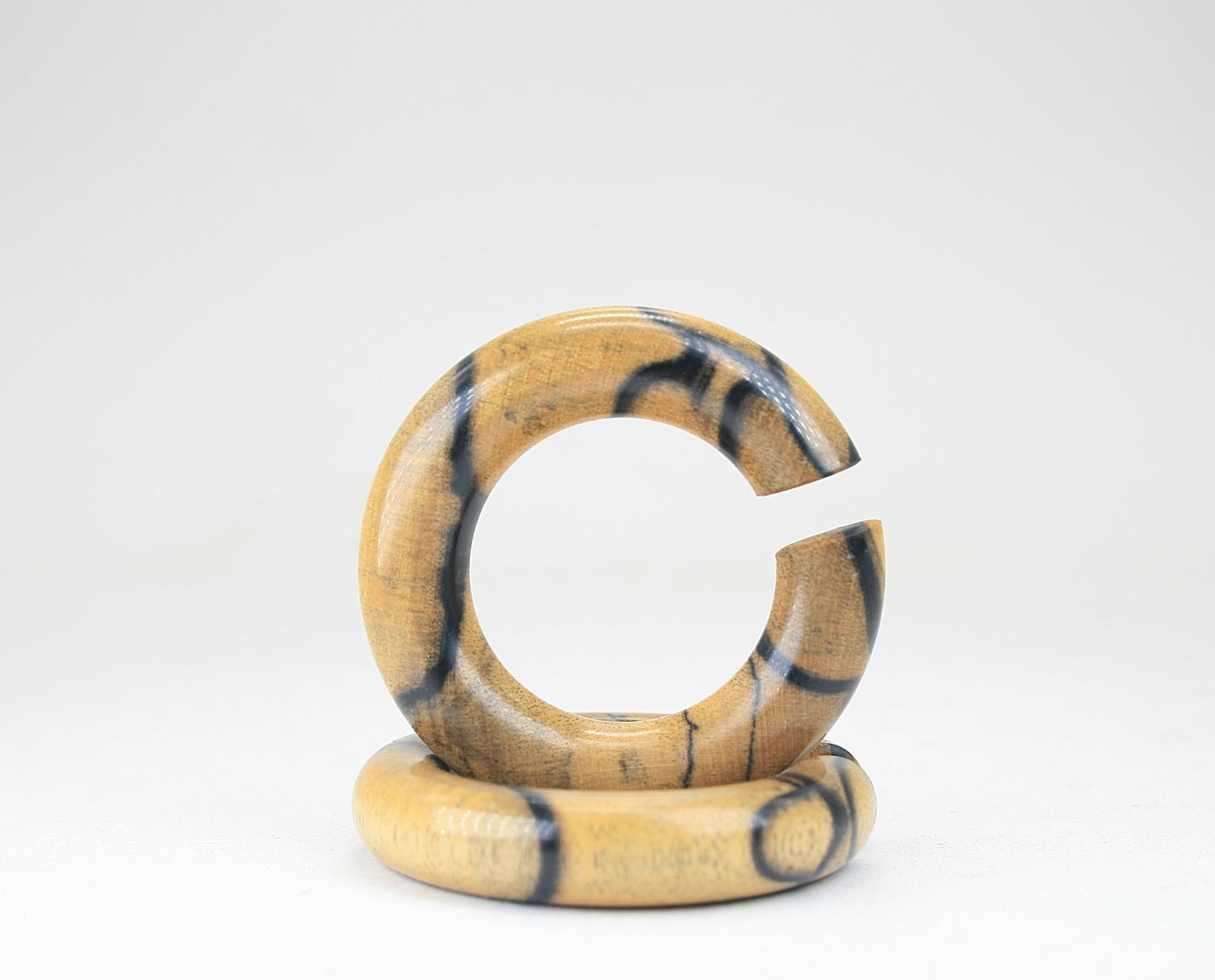 Black and White Ebony Rings