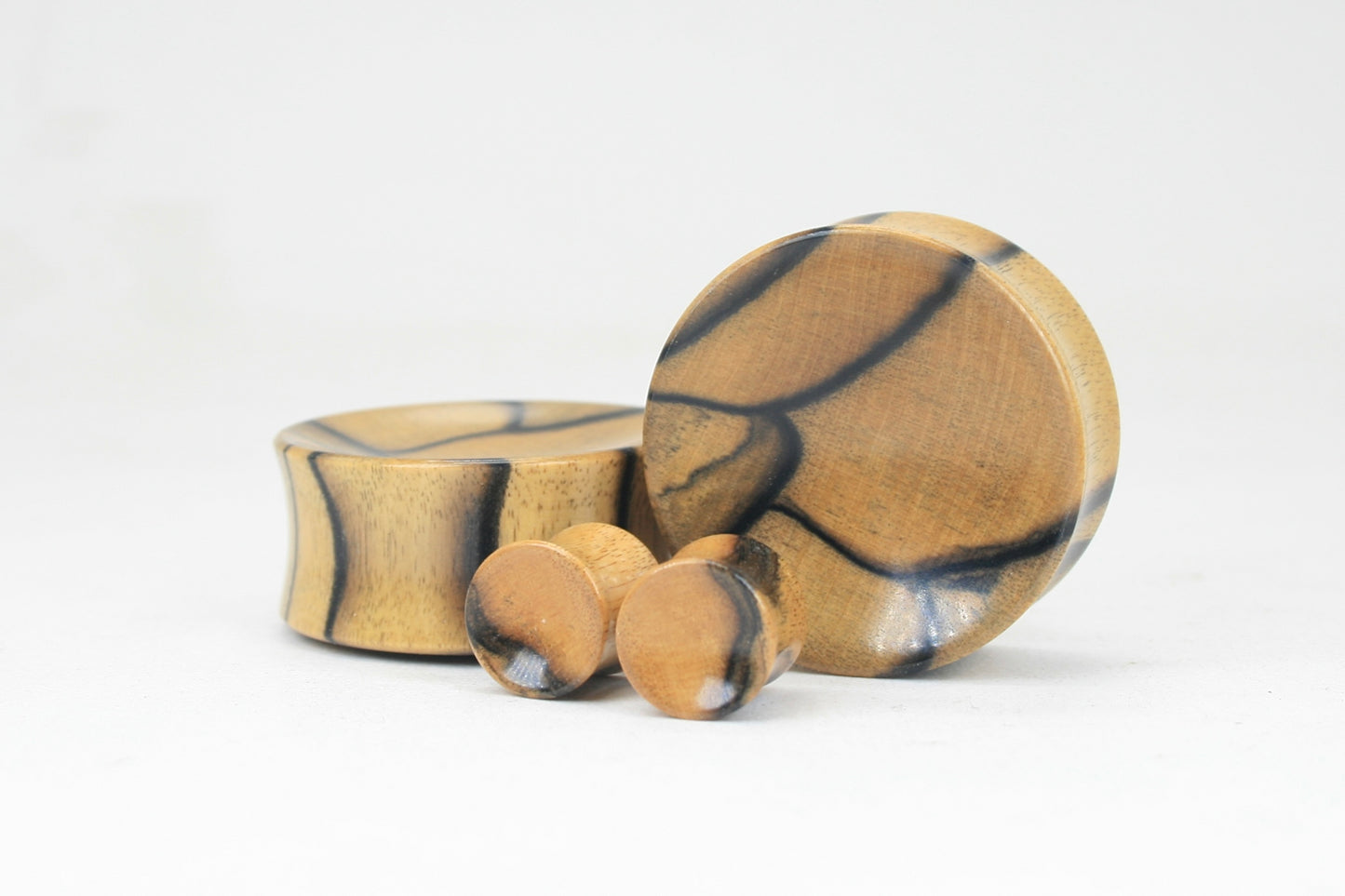 Black and White Ebony Harmony Plugs