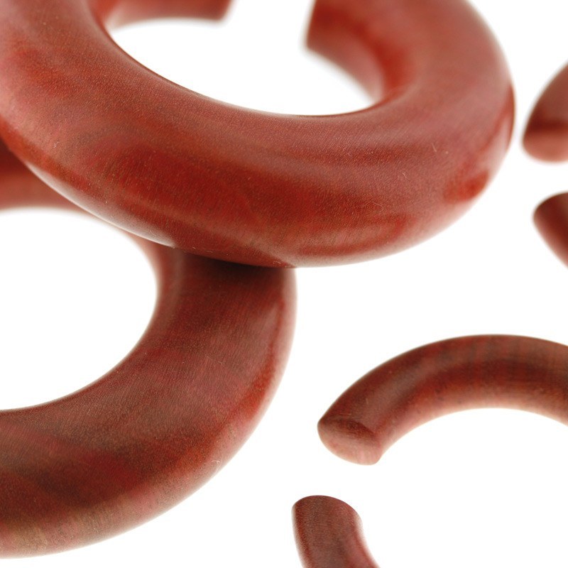 Pink Ivorywood Rings